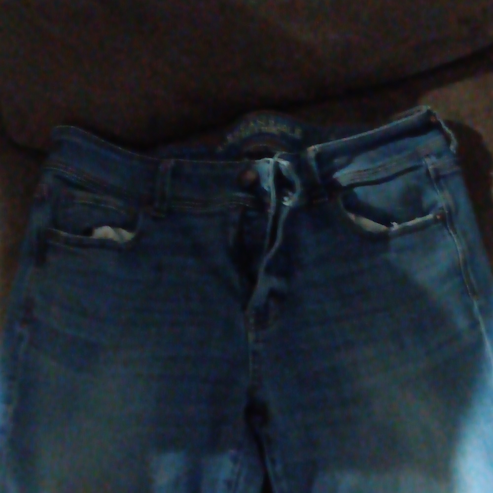 American eagle jeans size 14 flare wide leg